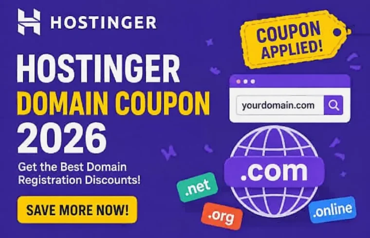 hostinger domain coupon 2026