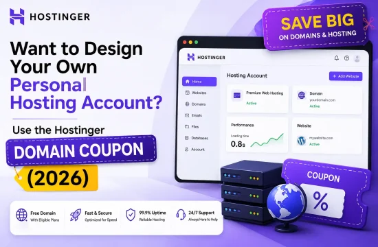 hostinger domain coupon (2026)