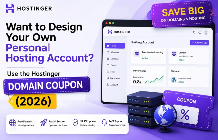 hostinger domain coupon (2026)
