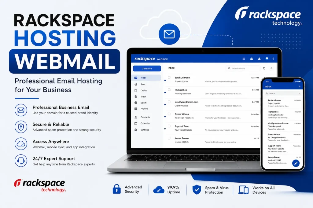 rackspace hosting webmail