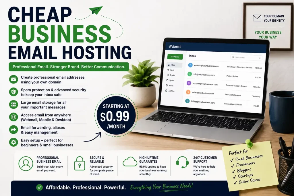 cheap business email hosting