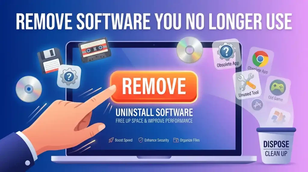 Remove unused WordPress software