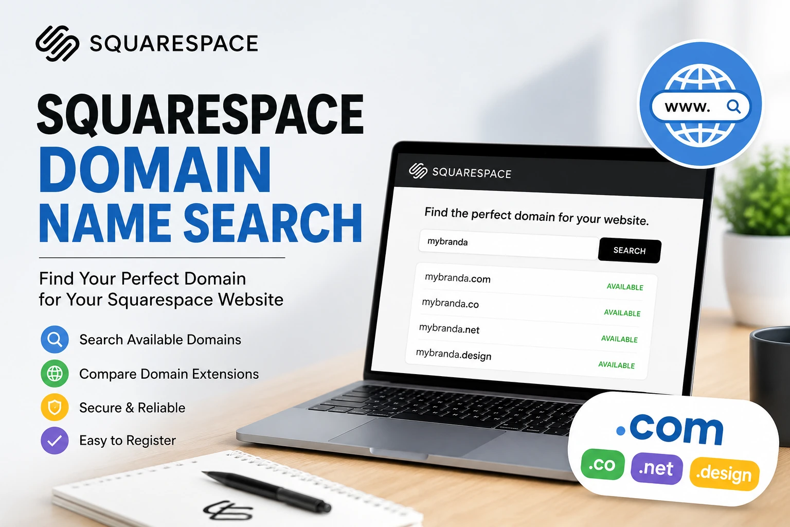 Squarespace Domain Name Search