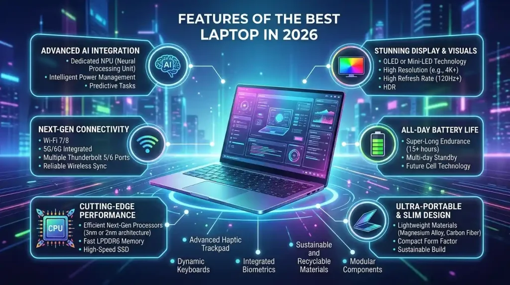 Best laptop features in 2026