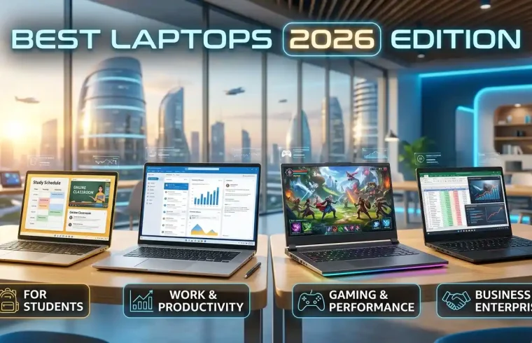 Best Laptops 2026 for students, work, gaming, and business with top laptop recommendations