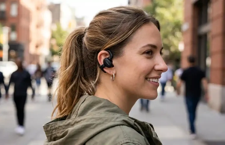 Bose Ultra Open Earbuds with open-ear design, immersive audio, Bluetooth multipoint, and all-day comfort