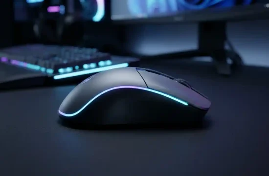 Wireless Gaming Mouse with RGB lighting for fast and precise gaming performance