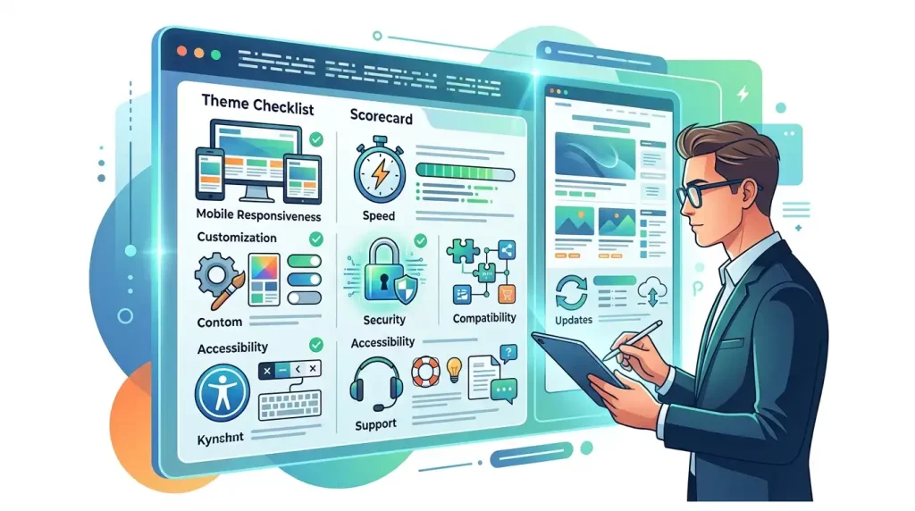 WordPress theme selection checklist