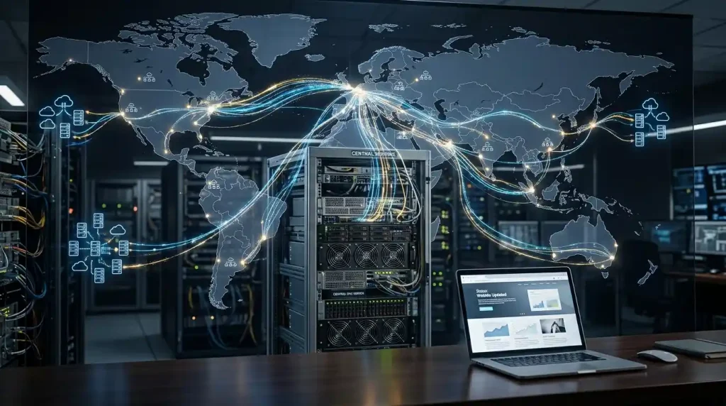 DNS propagation across global servers