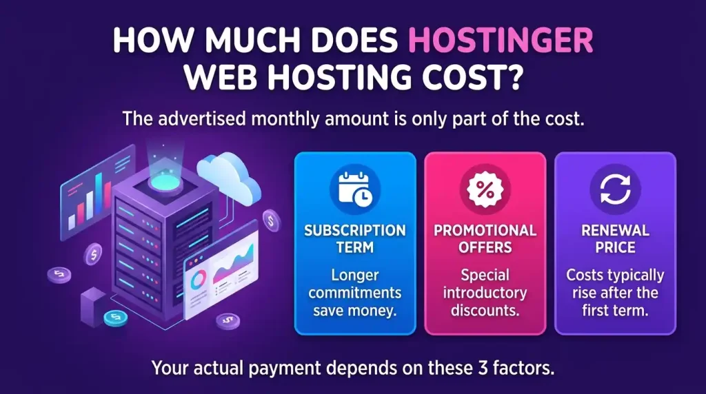 Hostinger Web Hosting Cost
