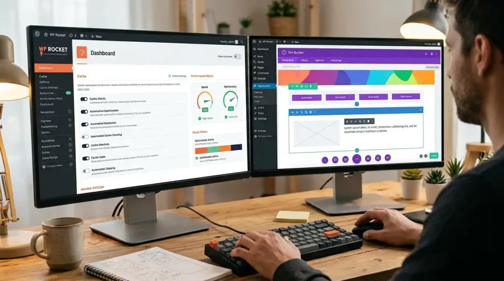 WP Rocket and Divi Builder