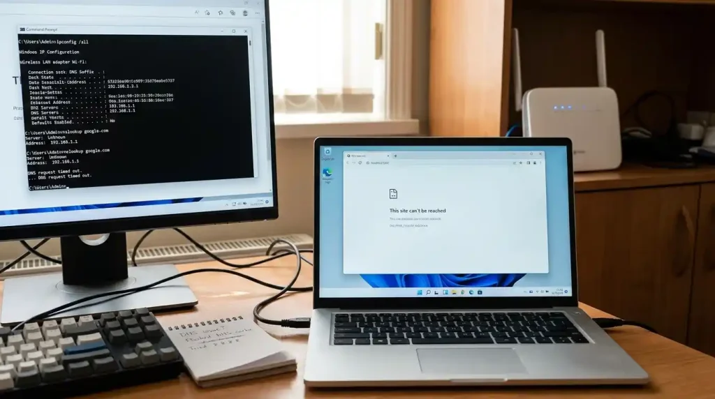 DNS cache not clearing Windows 11 troubleshooting