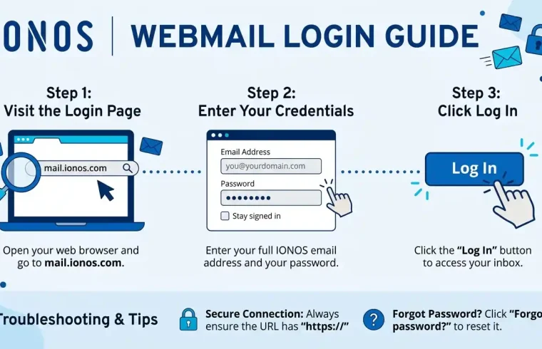 IONOS Webmail login guide for accessing business email