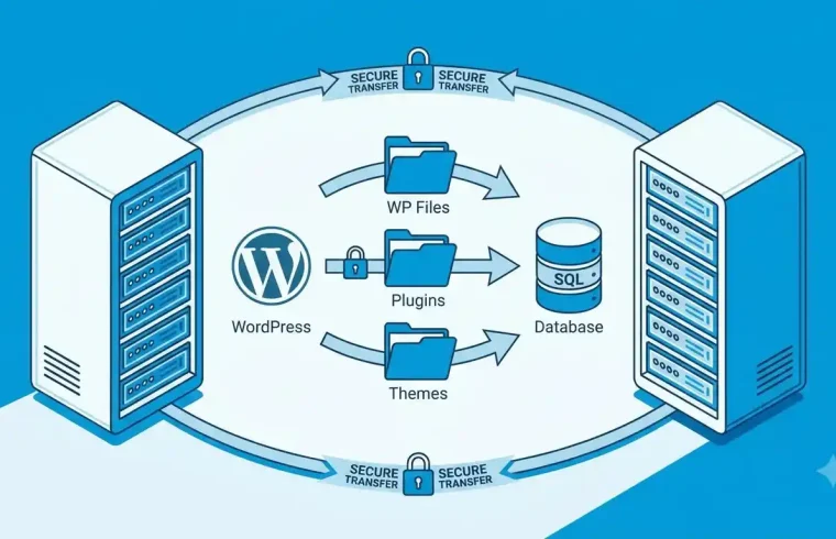 Migrate WordPress site to a new hosting server